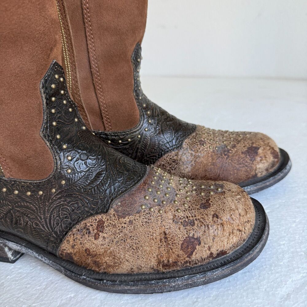 Ariat Women's 10008734 Western Cowboy Square Toe Boots shoes Size 9B - Picture 6 of 16
